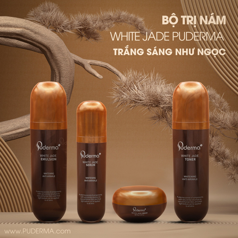Bộ sản phẩm trị nám Puderma – Giải pháp hiệu quả cho làn da sạm nám của phụ nữ Việt Nam