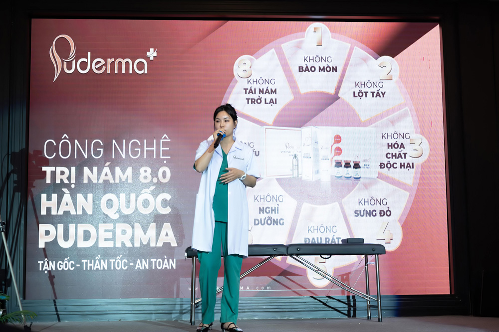 Mỹ phẩm Puderma ra mắt công nghệ trị nám 8.0 Hàn Quốc